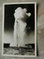 US - Yellowstone National Park -Old Faithful Geyser -RPPC   D87647 - Yellowstone