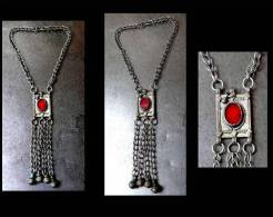 Ancien Collier Yéménite Argent /  Old Bedouin Silver Necklace From Yemen - Oosterse Kunst