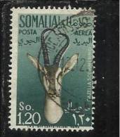 SOMALIA AFIS 1955 ANIMALS GAZELLE FAUNA - ANIMALI GAZZELLA 1,20 - ANIMAUX FAUNE USED - Somalië (AFIS)