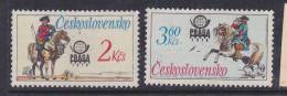 TCHÉCOSLOVAQUIE N° 2215/2216 PRAGA 1978 EXPOSITION PHILATÉLIQUE INTERNATIONALE - Unused Stamps