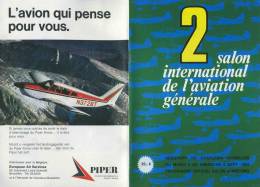 Programme Illustré Du 2 Ième SALON INTERNATIONAL DE L´AVIATION GENERALE - Aéroport De Charleroi - Gosseleis 1968  (2915 - Aviazione