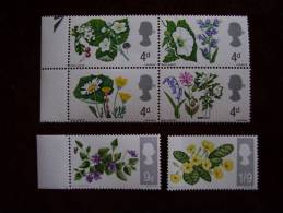 GB 1967  BRITISH WILD FLOWERS  Issue 24th.April MNH Full Set Six Stamps To 1s9d (ORDINARY) - Unused Stamps