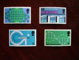 GB 1969  POST OFFICE TECHNOLOGY Issue 1st.October MNH Full Set Four Stamps To 1s6d. - Unused Stamps