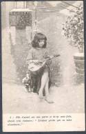 CPA 1904 - ENFANT FILLETTE MANDOLINE - SERIE LA MENDIANTE DU PANTHEON - N°3 - - Collections, Lots & Series