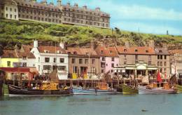 The Harbour And West Cliff - Whitby