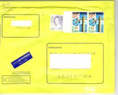 2012 Cover From Italy To Argentina - 2011-20: Cartas & Documentos