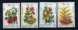 St Vincent ** N°  808 à 811 - Plantes Aromatiques - St.Vincent (1979-...)