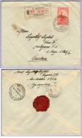 Airmail Registered  Letter Buenos Aires Vienna 1936 (521) - Briefe U. Dokumente