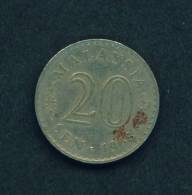 MALAYSIA  -  1968  20 Sen  Circulated As Scan - Malesia