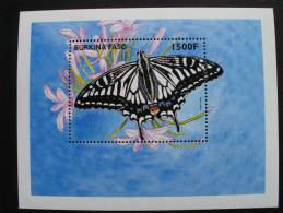 Burkina Faso 1589 Block 180 ++ MNH, Schmetterling, Papilio Xuthus - Burkina Faso (1984-...)