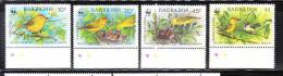 Barbados 1991 World Wildlife Fund Bird Yellow Warbler MNH - Barbados (1966-...)