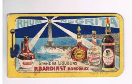 Carnet  - Pub Grande Liqueurs P.BARDINET, Rhum Negrita, Usine De Bordeaux -(voir Les 2 Scans) - Alcools