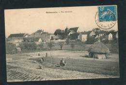 SELOMMES - Vue Générale (belle Carte Animée - Travail Aux Champs ) - Selommes