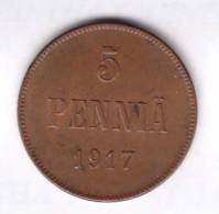 @Y@   Finland 5 Penni 1917   ( 1999 ) - Finlandia