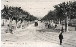 30.......GARD....NIMES... .L AVENUE DE LA GARE......NON... ECRITE . . . ‹(•¿• )› - Nîmes