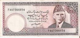 BILLETE DE PAKISTAN DE 50 RUPIAS (BANK NOTE) - Pakistán