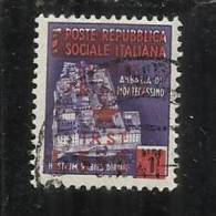 OCCUPAZIONE TRIESTE 1945 L.5 SU 5 TIMBRATO - Occup. Iugoslava: Fiume