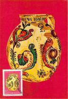 HONGRIE CARTE MAXIMUM NUM.YVERT BF 72  POTERIE ANCIENNE ARTISANAT - Maximum Cards & Covers