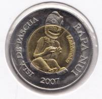 @Y@   Eastern Island / Paaseiland  500 Pesos 2007   RARE   (  Item 2006 ) - Sonstige – Asien