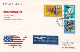 ZURICH  /  JAMAICA  - Cover _ Lettera   _  SWISSAIR - Erst- U. Sonderflugbriefe