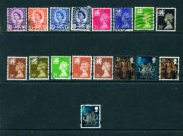 WALES - Regional Issues  17 Different Stamps As Scan - Gales