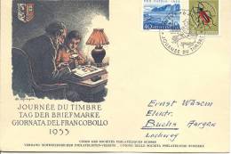 1953 Tag Der Briefmarke Geneve Mit PJ Und PP Frankatur - Lettres & Documents