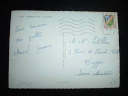 CP TP BLASON ALGER 0,15F OBL. HEXAGONALE MECANIQUE 28-7-1960 GOUFFRE DE PADIRAC (46 LOT) - Lettres & Documents