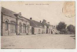 BAUGY : RUE DU CHANCELIER - CPA DOS VERT ECRITE - 2 SCANS - - Baugy