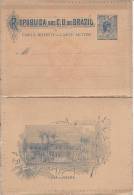 Entier Postal Carte Lettre 300 Reis Bleu Neuf  Superbe Palais Casa Da Moeda - Interi Postali