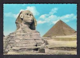 130477 / THE GREAT SPHINX OF GIZA  AND KEOPS PYRAMID -  Egypt Egypte Agypten Egitto Egipto - Sfinge