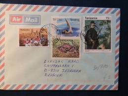 31/710   LETTRE  TANZANIA - Crustaceans