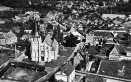 27-EN AVION AU DESSUS DE...ST-AUBIN D'ECROSVILLE...VUE GENERALE...CPSM PETIT FORMAT - Saint-Aubin-d'Ecrosville