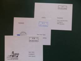 31/799H   3  CACHETS PP SUR LETTRE - Storia Postale