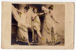 DANCE THE DANCERS JAMMED OLD POSTCARD - Danse