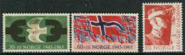 Norway 1965-72. 3 Stamps - Ungebraucht