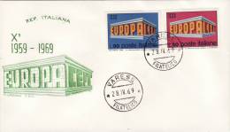 1969 - Italia - Europa  - FDC - 1969