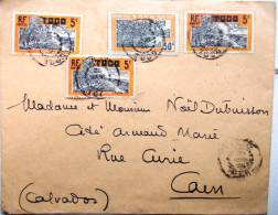 Lettre Togo 1936 Lomé Pour Caen - Briefe U. Dokumente