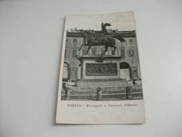 Torino  Monumento A Emanuele Filiberto - Otros Monumentos Y Edificios