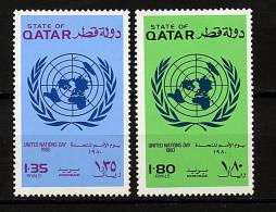 S	Qatar ** N° 432/433 - Journée Des Nations Unies - Qatar