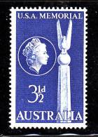 Australia MNH Scott #279 3 1/2p Top Of US Monument, Canberra - Ungebraucht