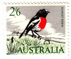 Australia MNH Scott #372 2sh6p Scarlet Robin - Ungebraucht