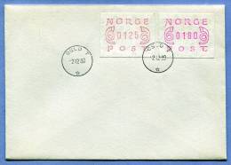 Brief ATM Automatenmarken Norwegen Oslo 1980 (531) - Timbres De Distributeurs [ATM]