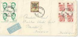 ENVELOPPE TRAJET LABIN / BRUXELLES 8  CACHET 17 VI 66  13 - Storia Postale