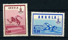 Angola ** N° 623/624 - Sports : Course, Natation  - Lot 17 - B 20 - Angola