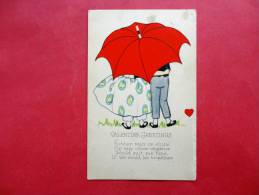 Holidays & Celebrations > Valentine's Day   Umbrella Gibson 1935=  =====ref  758 - Valentijnsdag