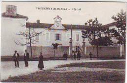 40. VILLENEUVE DE MARSAN. L'HOPITAL . ANIMATION. Editeur Vve DARTIGUE - Villeneuve De Marsan