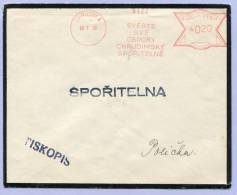 Letter Machine Stamp CHRUDIM 1938 (193) - Storia Postale