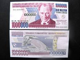 UNC Banknote From Turkey #213 1,000,000 1 Million 1970 (2002) Dam $8 In Catalogue - Turchia