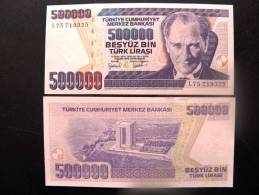 UNC Banknote From Turkey #212 500,000 Lira 1970 (1998) Monument $4,5 In Catalogue - Turkey