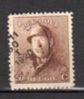 BELGIQUE     Oblitéré    Y. Et T.  N° 174     Cote:  10,00 Euros - 1919-1920 Behelmter König